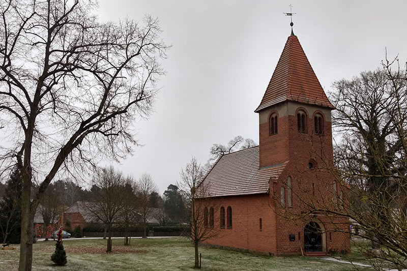 Borker Kirche im Winter